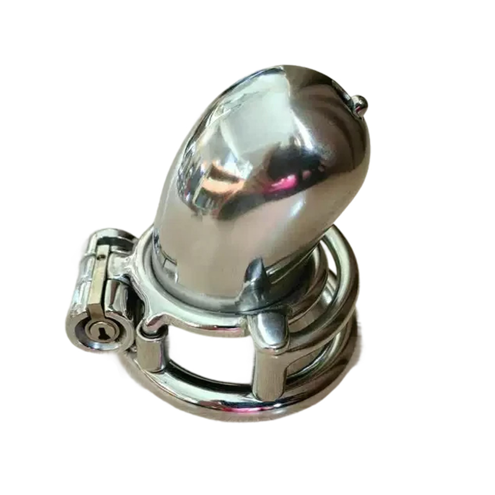Fully Enclosed Stainless Steel Chastity Cage for Men Metal PA Lock CBT Device Cock Cage Harness Male Bondage Sex ToySex Toy Kyskhetsbur Kafig Stahl Customize