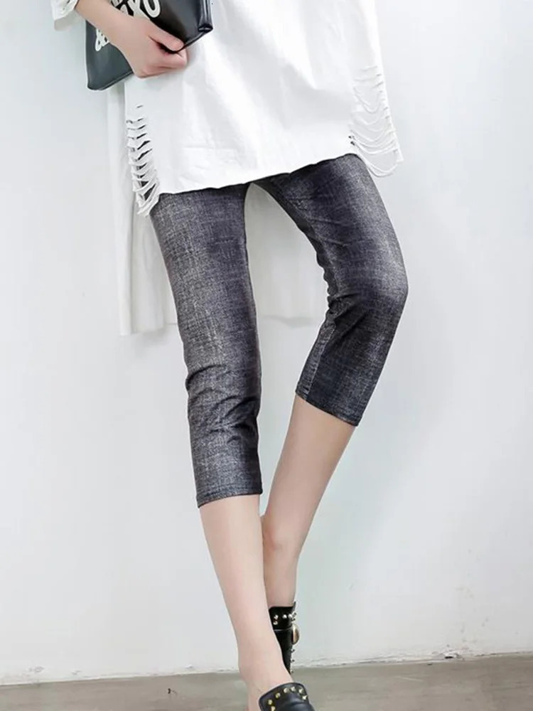 CUHAKCI Workout Women Leggings Summer Balck Jegging High Waist Elastic Fitness Legging Mujer Solid 250725