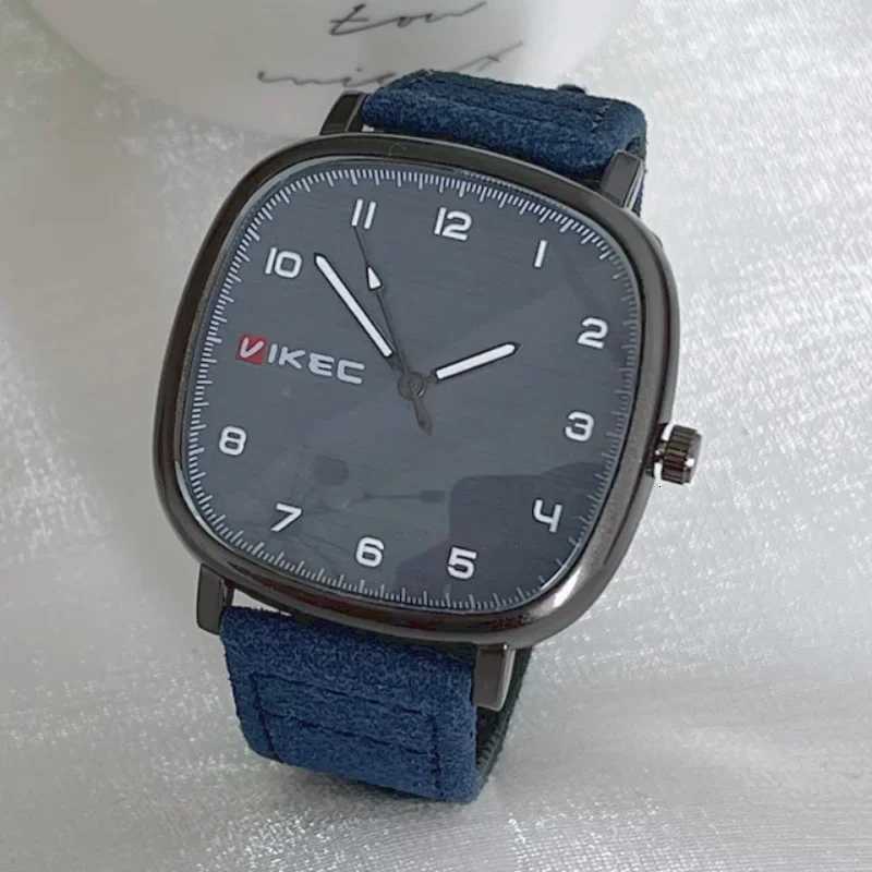 Brand Quartz Watch Youth Student Watch Vintage Square Dial Leather Belt Wristwatch Casual Fashion Mens Gift Clock X250726