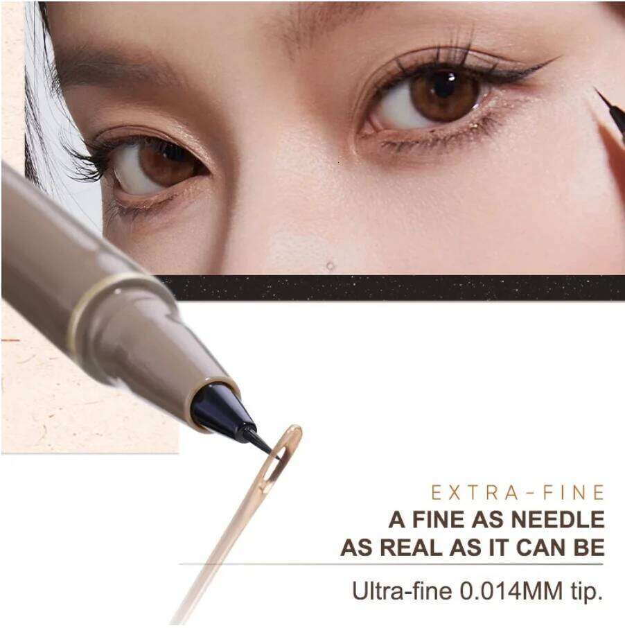 JUDYDOLL Skinny Liquid Eyeliner Ultra-fine black Waterproof Long-lasting Pen Makeup Cosmetics