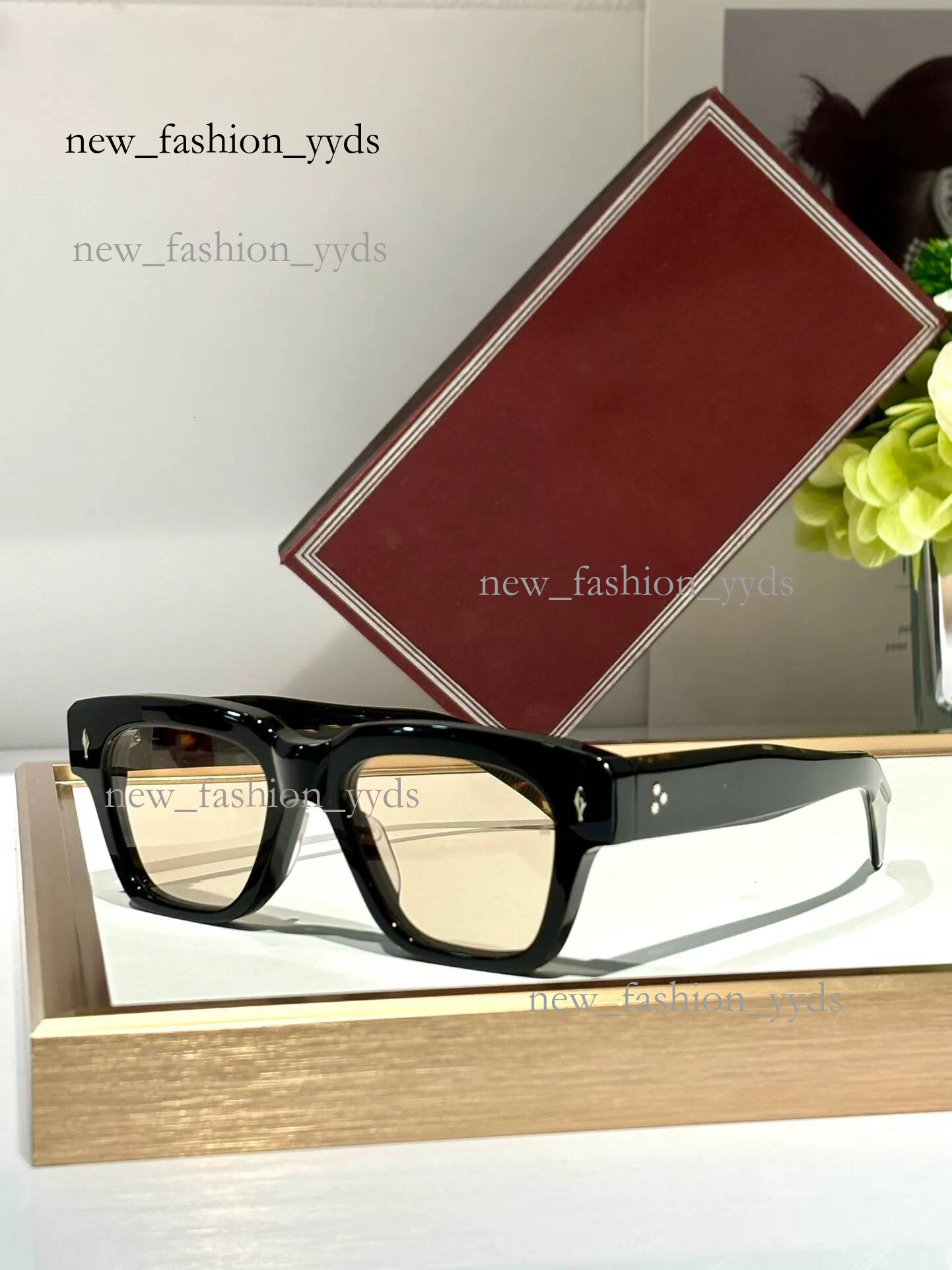 2025 AAA Hot Sales High Quality Hot Sales Designer Jacquard Sunglasses Jaque Marie Mage Sunglass Brand Luxury Famous Rectangle Style Uv400 Protective Sunglass 1Bb