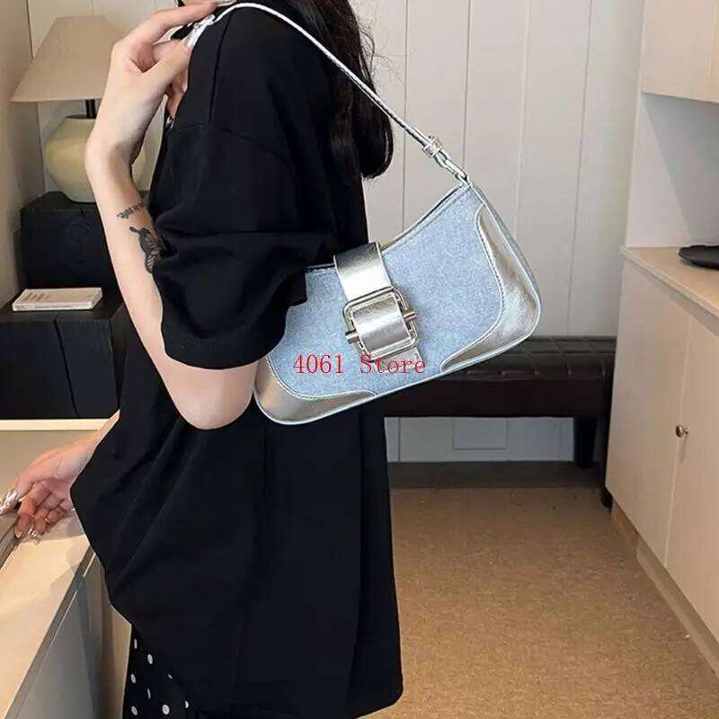 Fashion Shoulder Bag For Women PU Leather Crossbody Purse With Adjustable Strap
