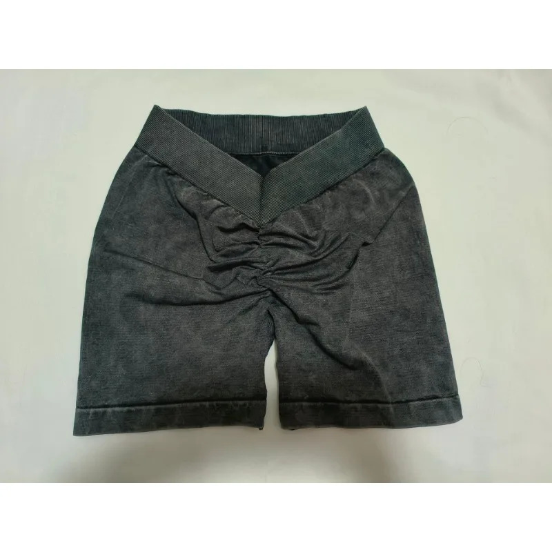 Sports High Waist Legging Vback Tights Stretchy Slim Yoga Fitness Set Seamless Short Sleeve Shorts and Pants 250725