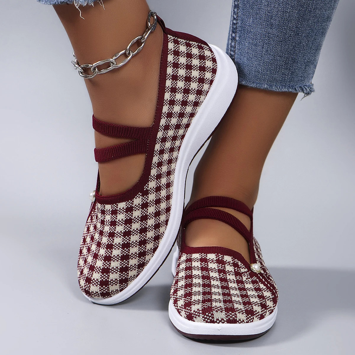 Womens summer breathable mesh flat shoeswomens shoescasual sneakers shoes clearance 250804