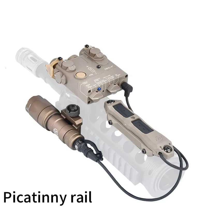 TacticalDBAL A2 Red Green Dot Surefi M300 M600 Flashlight Pressure Switch Hunting Airsoft Weapon Light for 20mm MLOK KEYMOD Rail W250722