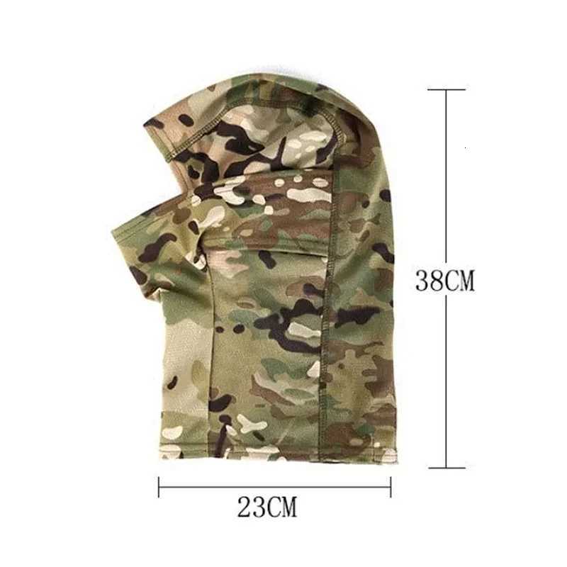 Tactical Camouflage Balaclava Cycling Full Face Mask Outdoor Sports Hunting Hiking Ski Mask Motorcycle Helmet Inner Cap Z250725