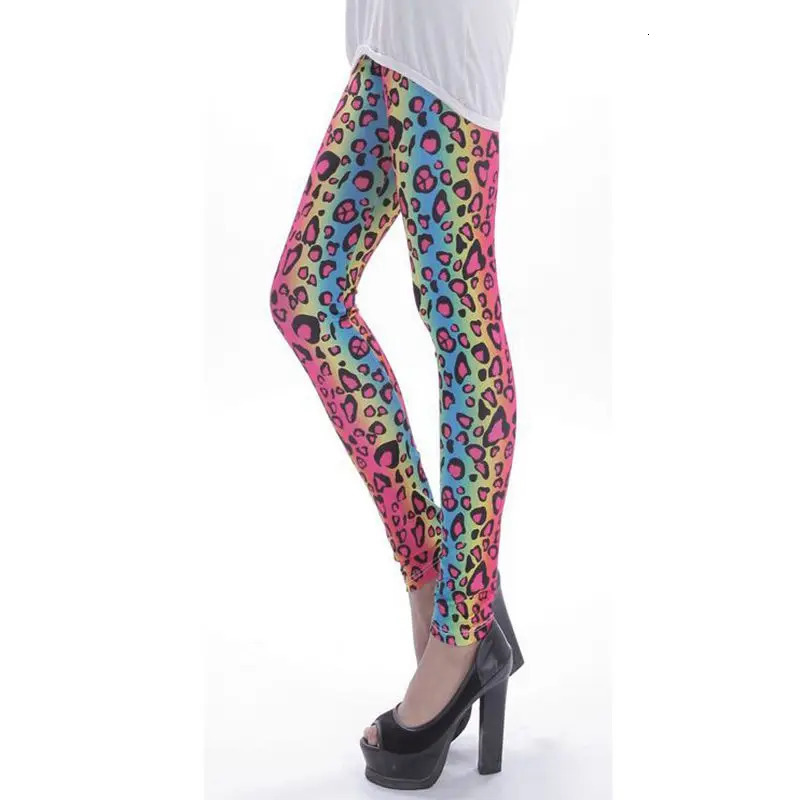 Woman Fashion Leopard Print Leggings Trending Zebra Striped Milk Silk Cropped Pant Female Breathable Sweatpant 250725