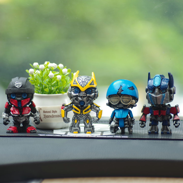 Transformers 5 Prime Car Figurine Ornament Car Interior Decoration High-end Mens Personality 250726