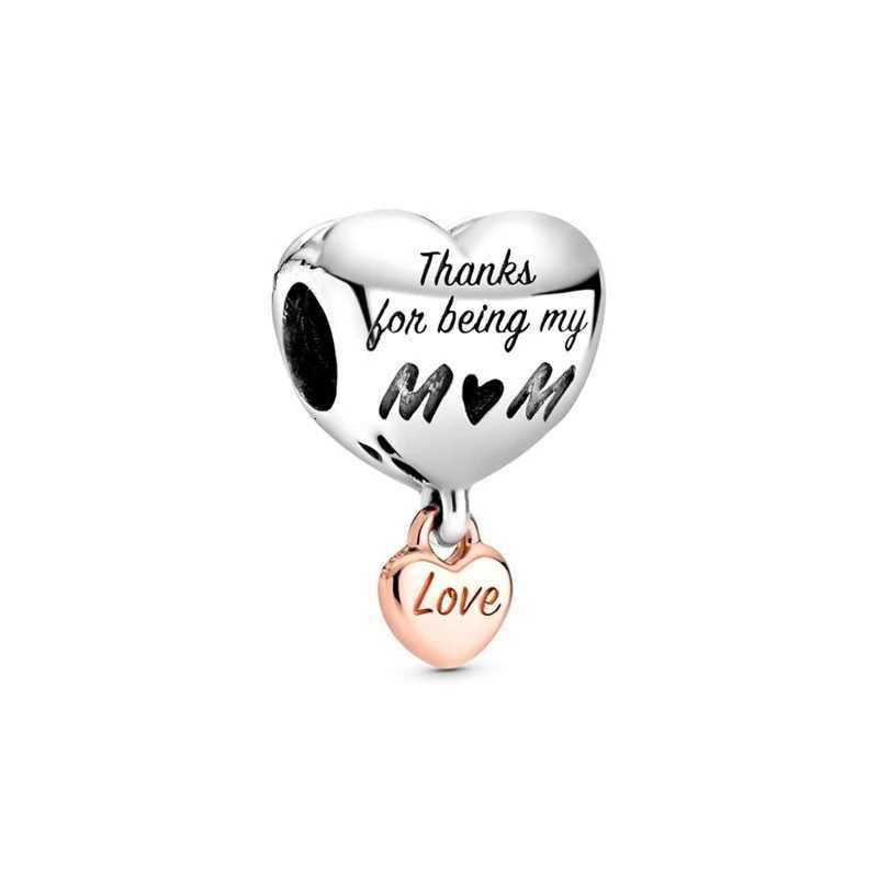 Miniso Hot Sale Family Tree Dad Mum Sister Daughter Hearts Charm Beads Fit Original 925 Silver Bracelet DIY Women Jewelry Gifts XJ250726