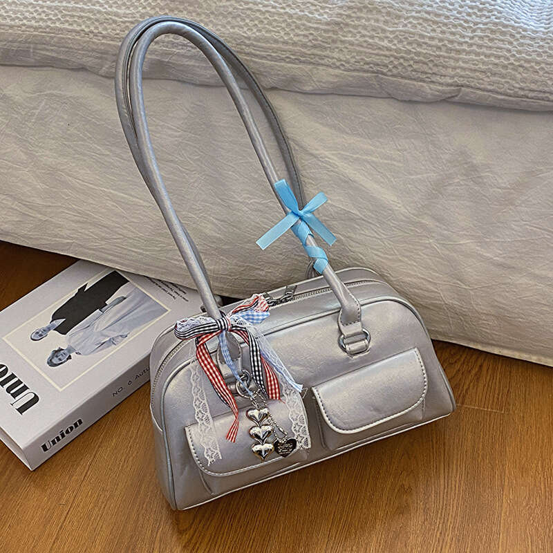 Designer bag Luxury bag Boston Underarm 2024 New Y2K Trendy Girl Motorcycle Ins Niche Shoulder Bag