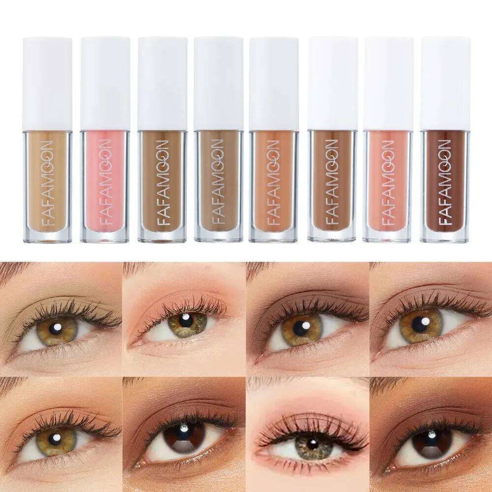 ple Liquid Eyeshadow Matte&Metallic Shimmer Shadow Non-sticky One-Swipe Coverage Quick-Drying Crease-resistant Eye Makeup X250726