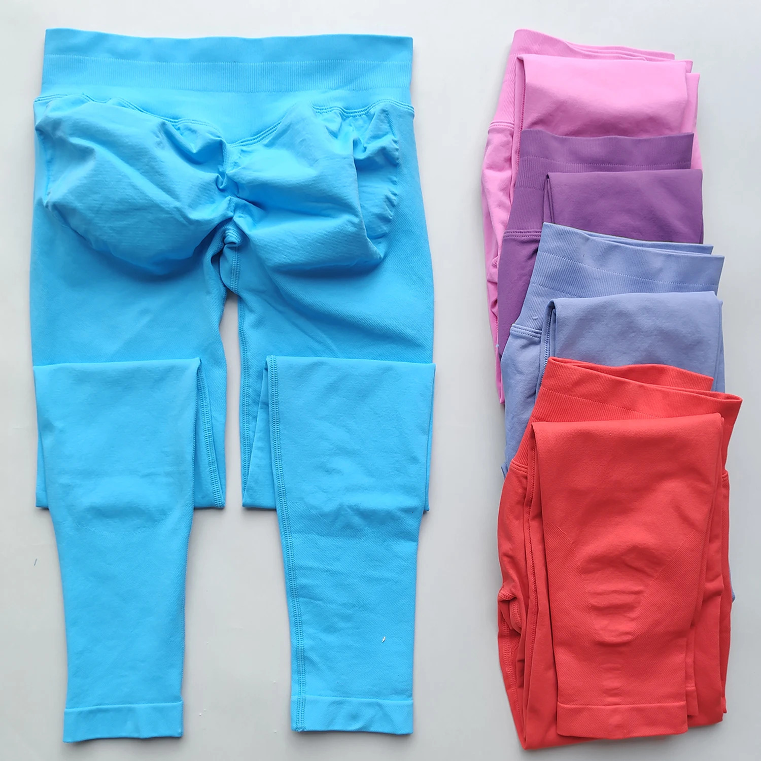 ARFTE Leggings Summer Pants Woman Scrunch Bum Flare Seamless Yoga Push Up Sports Low Ribbed Band Fitness Tights 250725