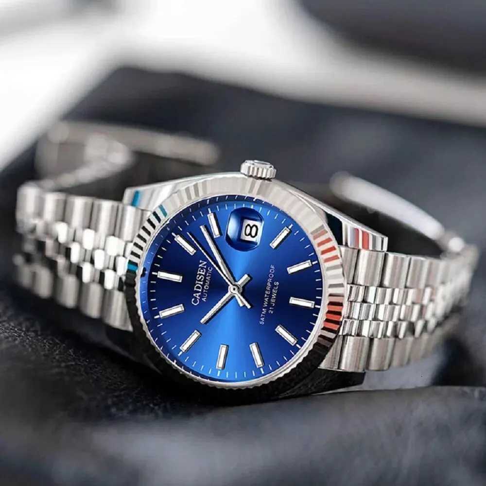 CADISEN Men Mechanical Watch Top Brand Luxury Automatic Watch Business Stainless Steel Waterproof Watch Men Relogio Maschino X250726