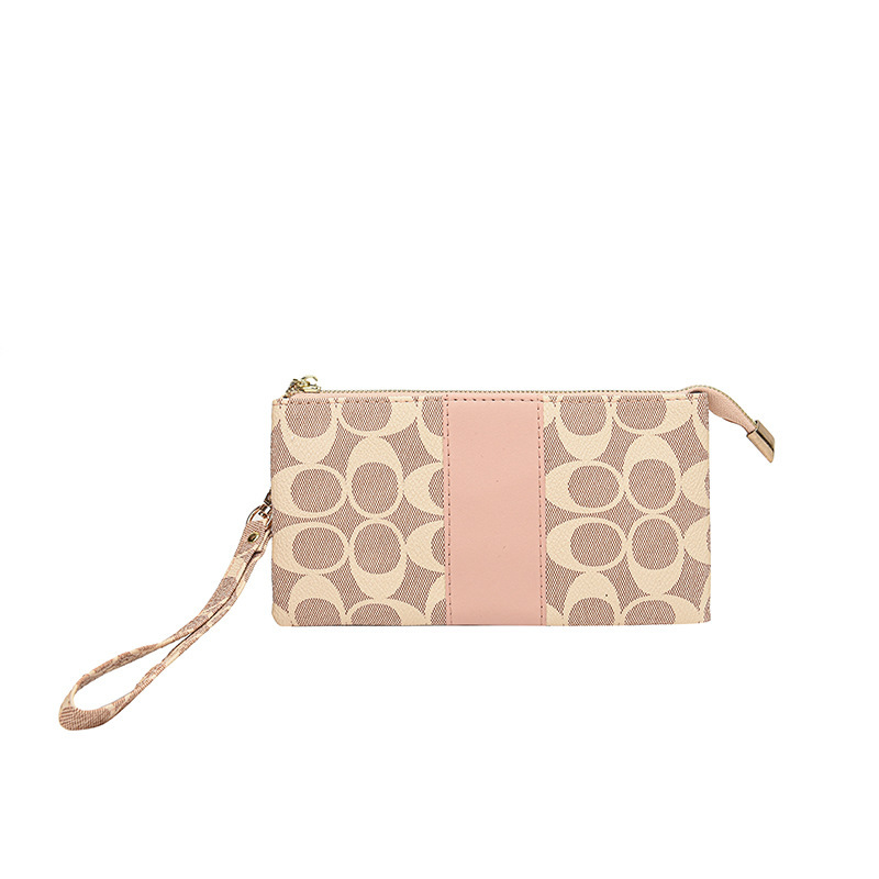 Soft Leather Printed Handbag 2025 Designer's New Women's Fashion Lightweight Mini Wallet Versatile and Portable free shipping black pink whi