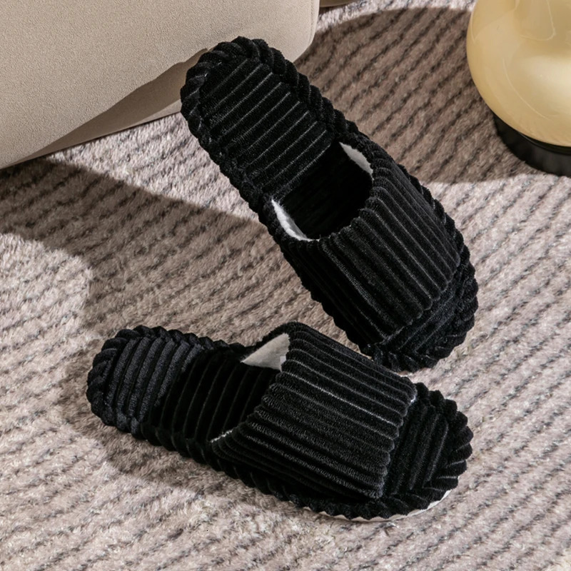 Solid Color Flat Heel Slippers Women Indoor and Bedroom Lightweight Comfort Non-slip Open-toe Breathable Slippers for All Season 250724