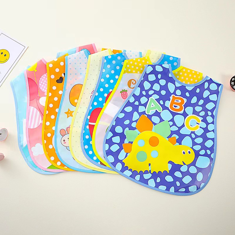 Waterproof Baby Feeding Bib - Sleeveless Infant Complementary Food Cover for Easy Cleanup