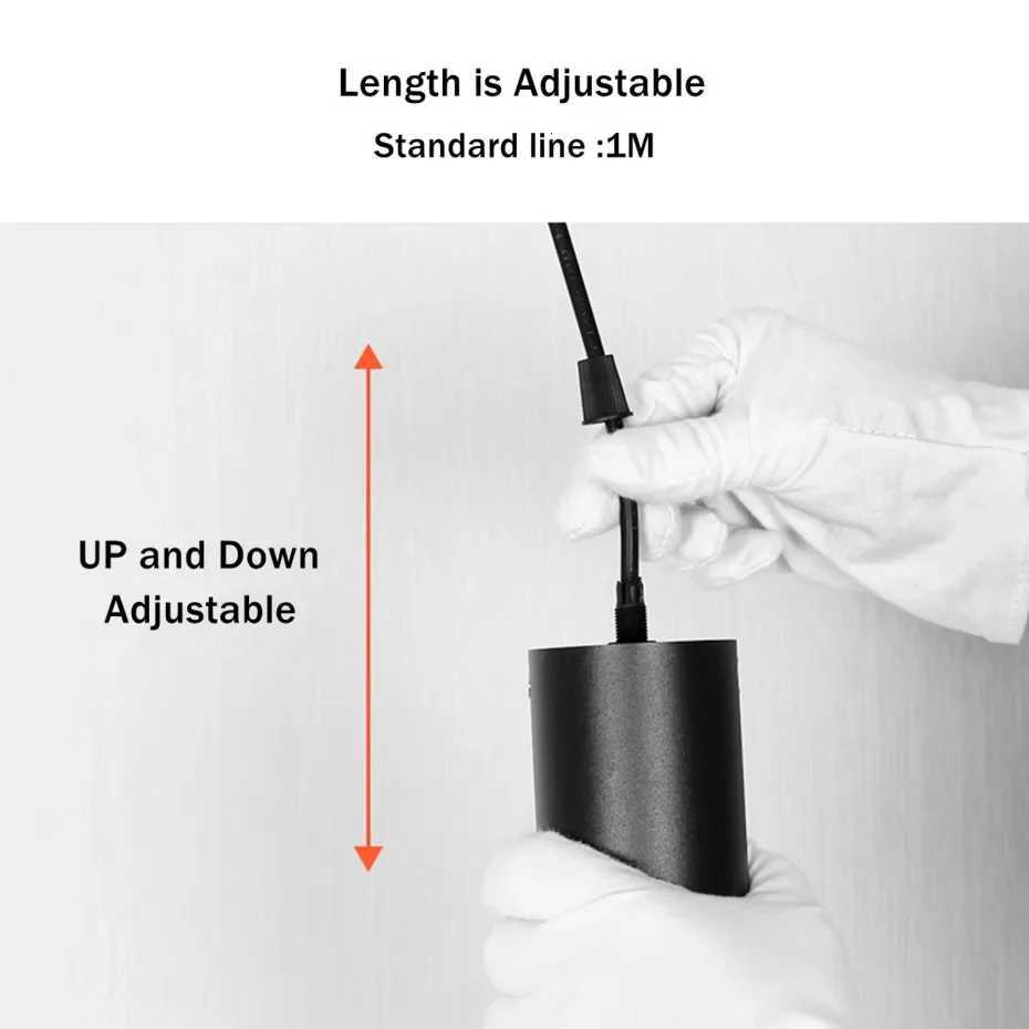 Modern LED Pendant Lamp Long Tube Lamp Kitchen Island Dining Room Shop Bar Counter Decoration Cylinder Pipe Pendant Lights XJ250725