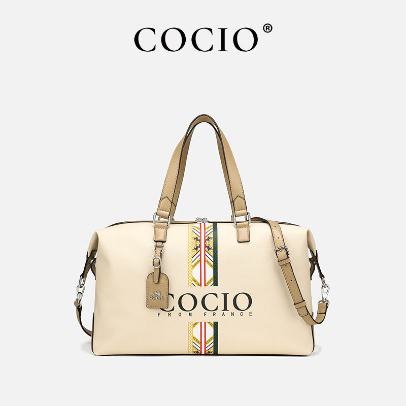 COCIO designer bag New high-quality genuine leather travel bag for men and women fitness bag casual hot handbag