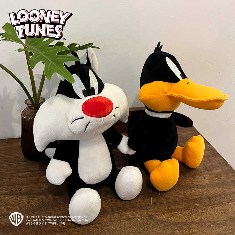 Disney New Original 20cm Classic The Looney Tunes Bugs Bunny Plush Toy Action Figures Tweety Bird Lola Daffy Duck Anime Cartoon Plush Toy W250726