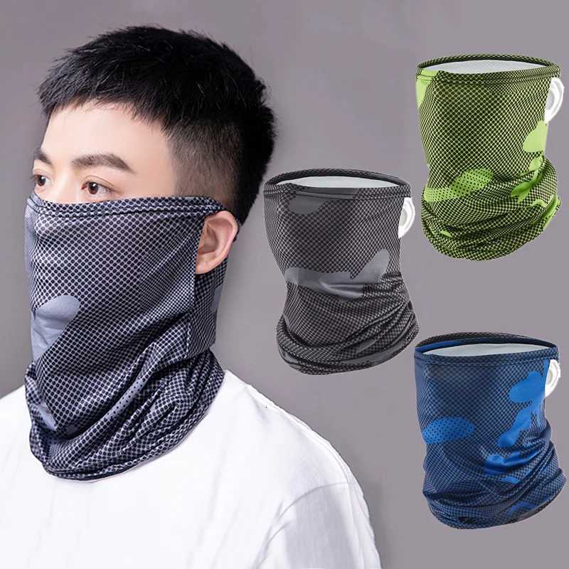 UV Protection Scarf Silk Face Cover Mask Neck Tube Quick-drying Outdoor Fishing Cycling Magic Motorcycle Breathable Bandana Z250725