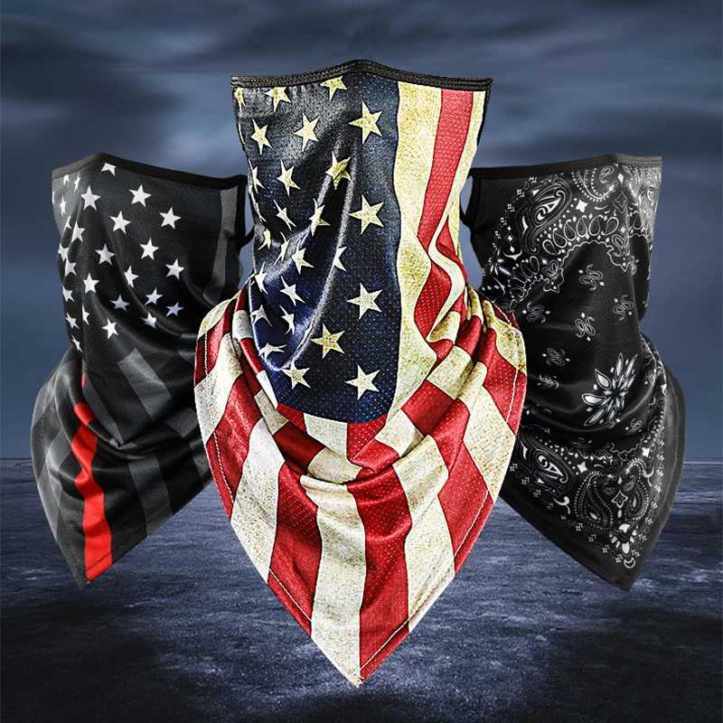 Balaclava Camouflage Motorcycle Face Silk Mask Summer Anti-UV Running Riding Face Shield Sports Headwrap Moto Accessories Z250725