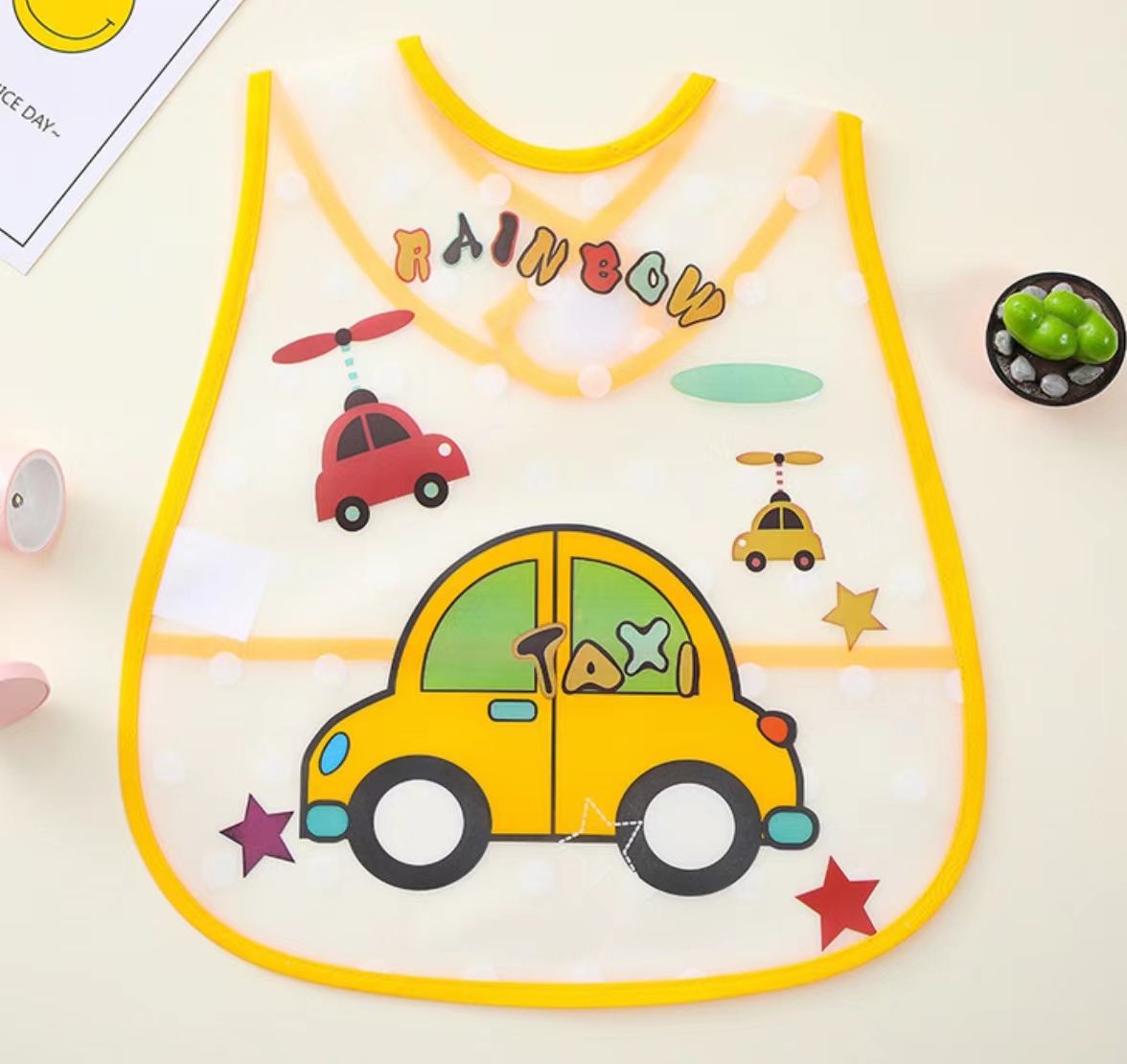 Waterproof Baby Feeding Bib - Sleeveless Infant Complementary Food Cover for Easy Cleanup