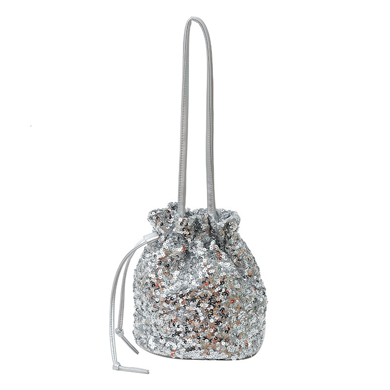 Luxury Luxury bag Brand Designer Bag Women's Sequin Bag Street Fashion Shiny Stylish Bucket Bag Women's Crossbody Bag Phone Shoulder Bag Wom