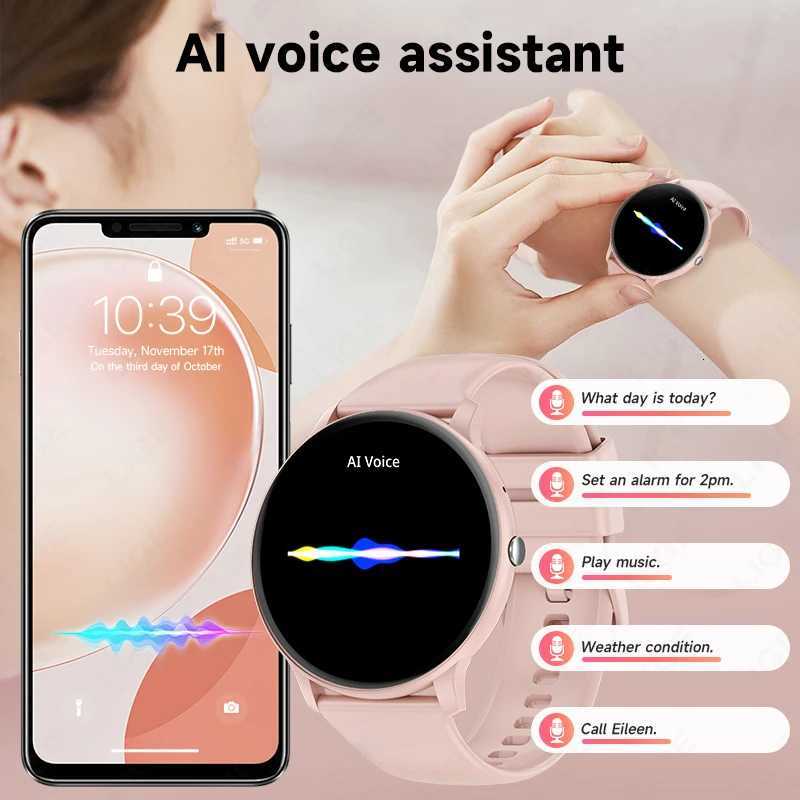 LIGE Smart Watch Wen Men Bluetooth Call Sports Fitness Watches Heart Rate Health Monitor Smartwatch Ladies For Android iOS New X2507261