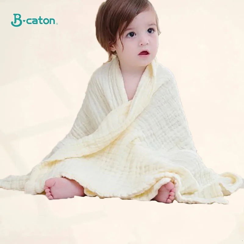 Baby Bath Towel Boys Girls 100% Cotton Children Towels Blanket For born Bathrobe 6 Layers Gauze Washcloth Infant Swaddle 250725