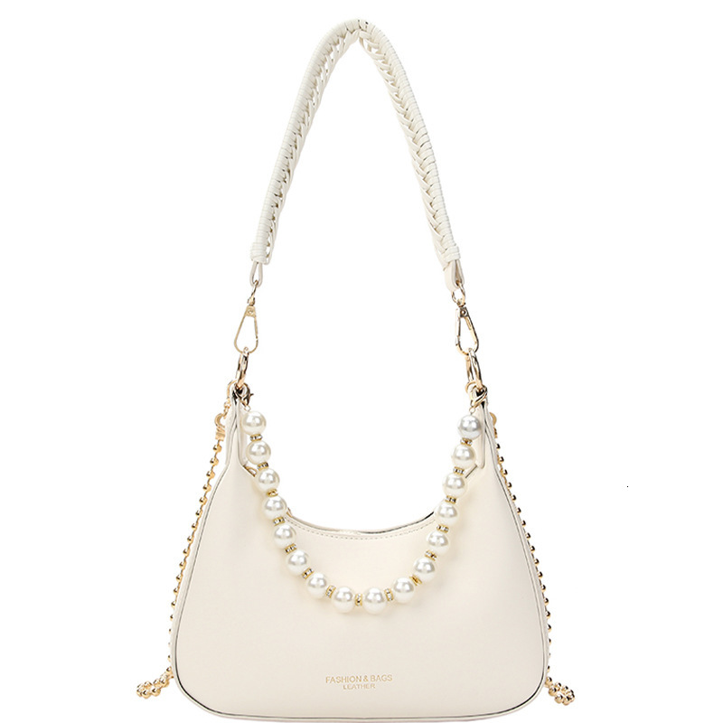 Luxury Luxury bag Brand Designer Bag Women's Bag Spring Summer New Fashion Trendy French Niche Design Baguette Underarm Bag Chain Shoulder Crossb