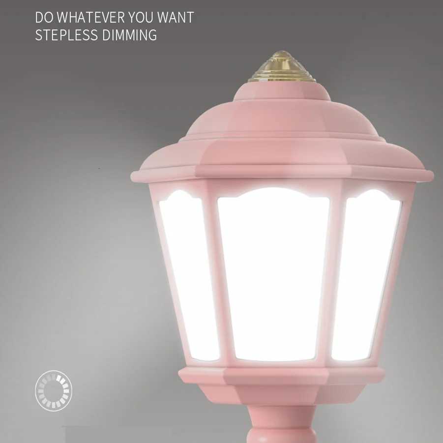 Led Desk Lamps Mini Retro Night Light Touch Room Decor USB Rechargeable Nightlight Eye Protection Bedside Reading Lamp for Bedroom XJ250725