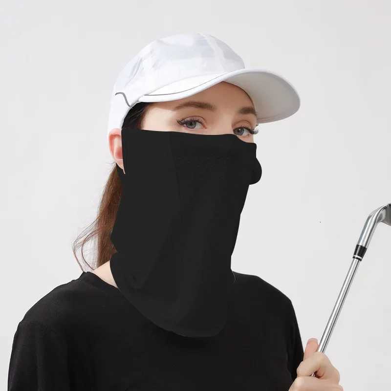 Silk UV Face Scarf for Women Men Sun Protection Neck Cover Breathable Sports Mask for Golf Cycling Outdoor sun screen Z250725