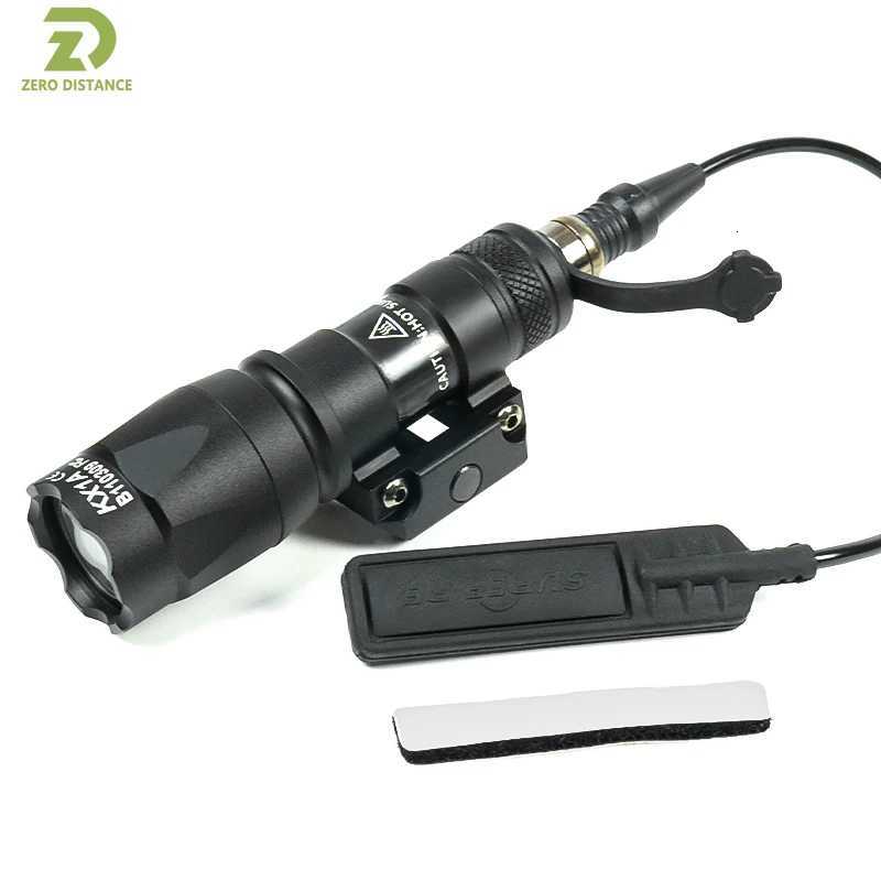 Tactical SF X300 X300U Ultra Metal Flashlight Strobe Scout Light M300C M600C PEQ Airsoft Hunting Weapon Flashlight Fits 20mm Rail W250722