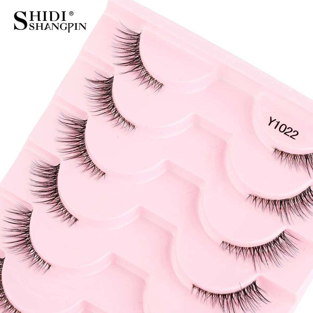 3/10Pairs Half False End Extension Wispy Cat Eye Look Natural Short Accent Lashes Makeup Faux Mink Fake Eyelashes X250725