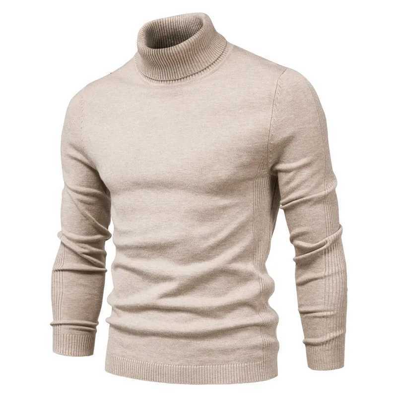 New Turtle Neck Solid Color Quality Warm Slim Turtleneck Sweaters Pullover Men Winter Turtleneck Thick Mens Casual Sweaters Z250725
