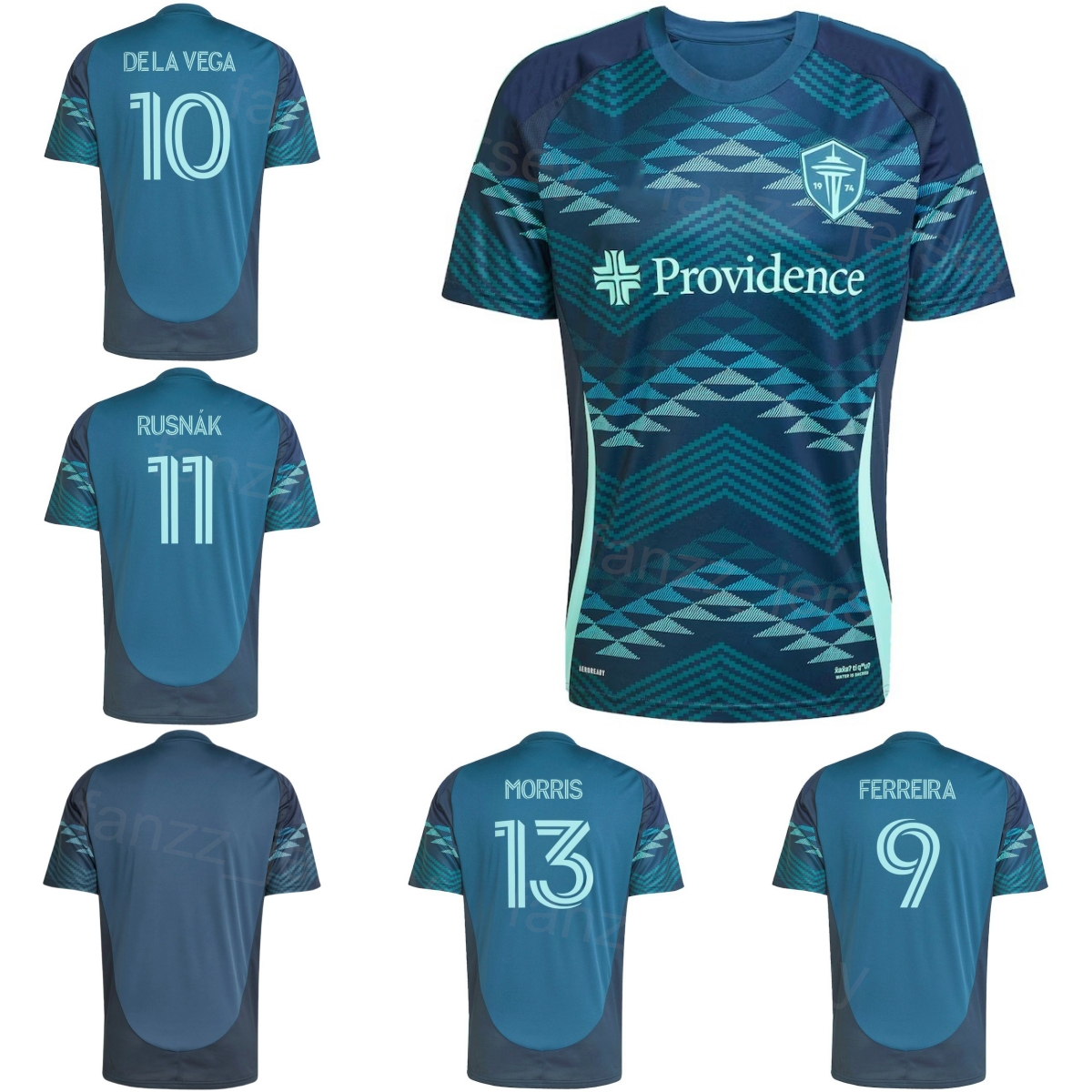 Club Soccer 14 Paul Rothrock Jersey 2025-26 Seattle Sounders 24 Stefan Frei 9 Jesus Ferreira 18 Obed Vargas 19 Daniel Musovski 7 Cristian Roldan Football Shirt Kits