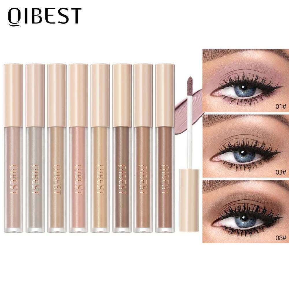 QIBEST Matte Liquid Pigment Eyes Makeup Colorful Eye Shadow Stick Waterproof Long Lasting Eyeshadow Maquiagem Beauty X250726