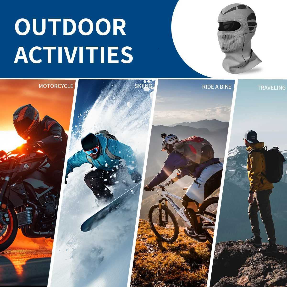 Balaclava Face Mask for Motorcycling Winter Ski Mask for Men Women High Stretchy Full Head Balaclava Under Helmet Cold Weather Z250725