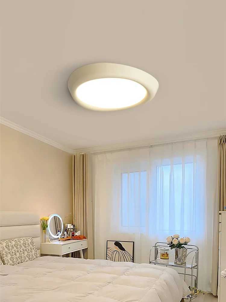 Master bedroom LED ceiling lamp new style net red cream style modern simple eye protection study light creative living room lampXJ250725