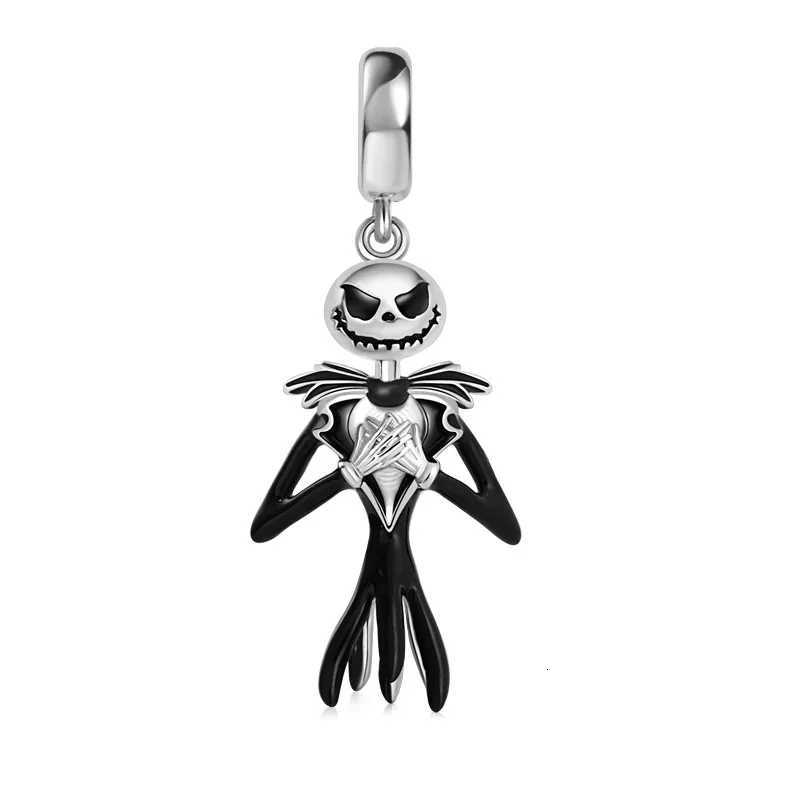 MINISO Hot Sale DIY Making Skull Sally Skull Jack Skull Dangle Charm Bead Fit Original Silver 925 Bracelet Jewelry XJ250726