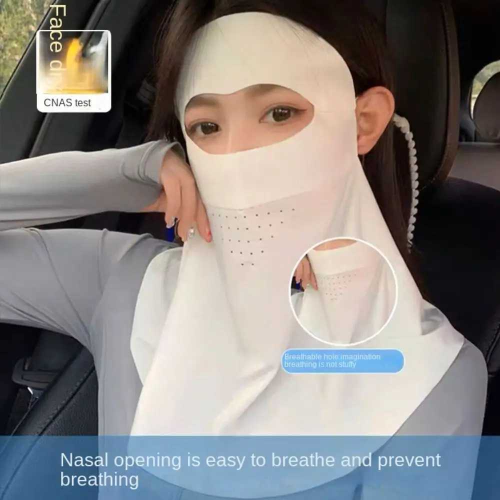 Sun Protection Mask Outdoor Sport Sunscreen Mask UV Protection Breathable Neck Gaiter Anti-UV Mask Silk Mask Z250725