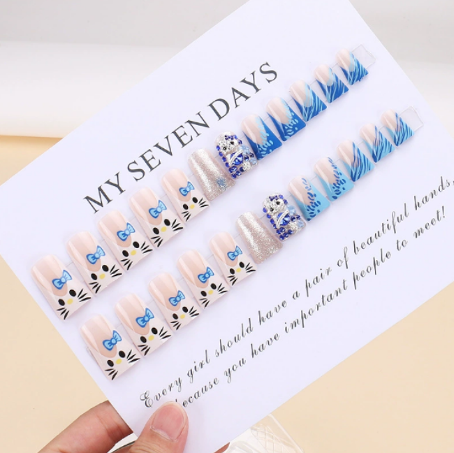 hello kitty regional Limited Edition European and American nail art, hand-worn full nail stickers