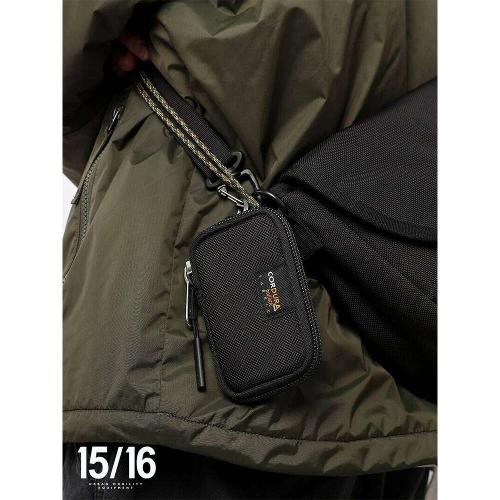 Japanese Style Casual Car Holder Men Coin Waterrpoof Organizer Samll Wallet Purse Edc Pouch Key Bag