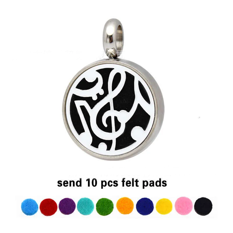 15MM Stainless Steel Hollow Essential Oil Diffuser Aromatherapy Photo Box Unisex Couple Necklace Versatile Pendant