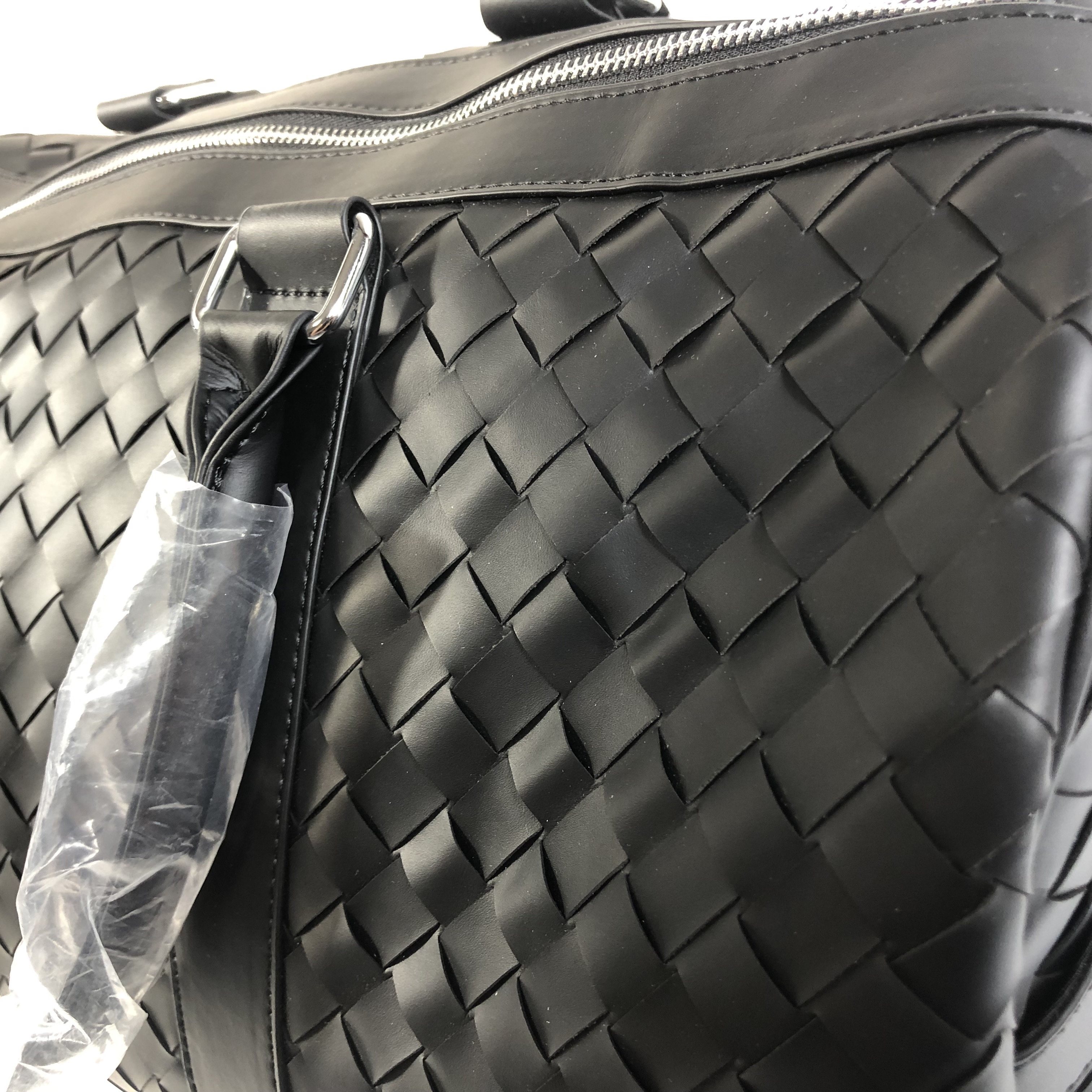 2025 Quality Duffle bag classic men women travel bags designer Real leather lage large capacity intrecciato woven handbag with removable strap