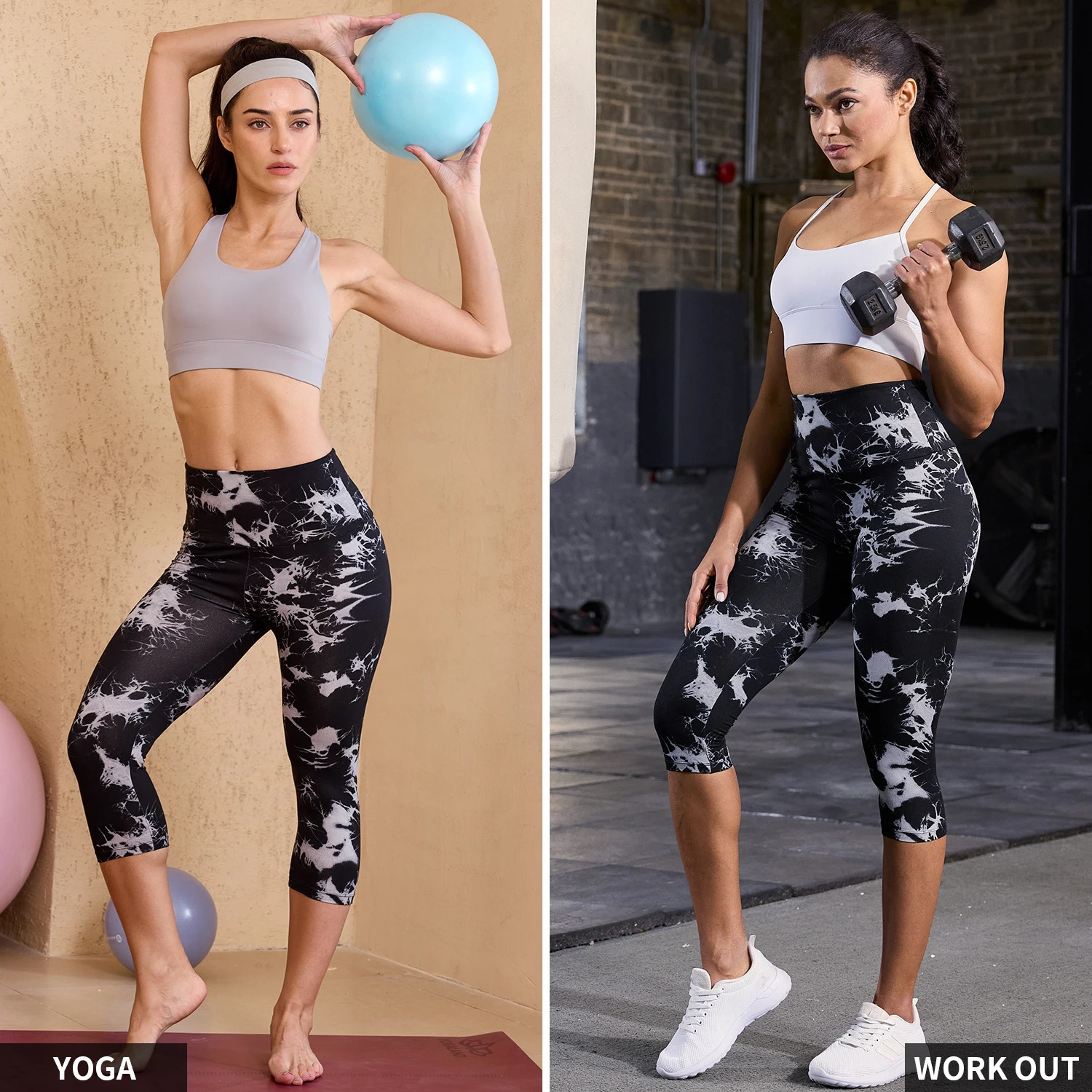 Womens High Waisted Pants Super Soft Tummy Control No See Through Workout Yoga Running Athletic Push Up Gym Leggings y250725