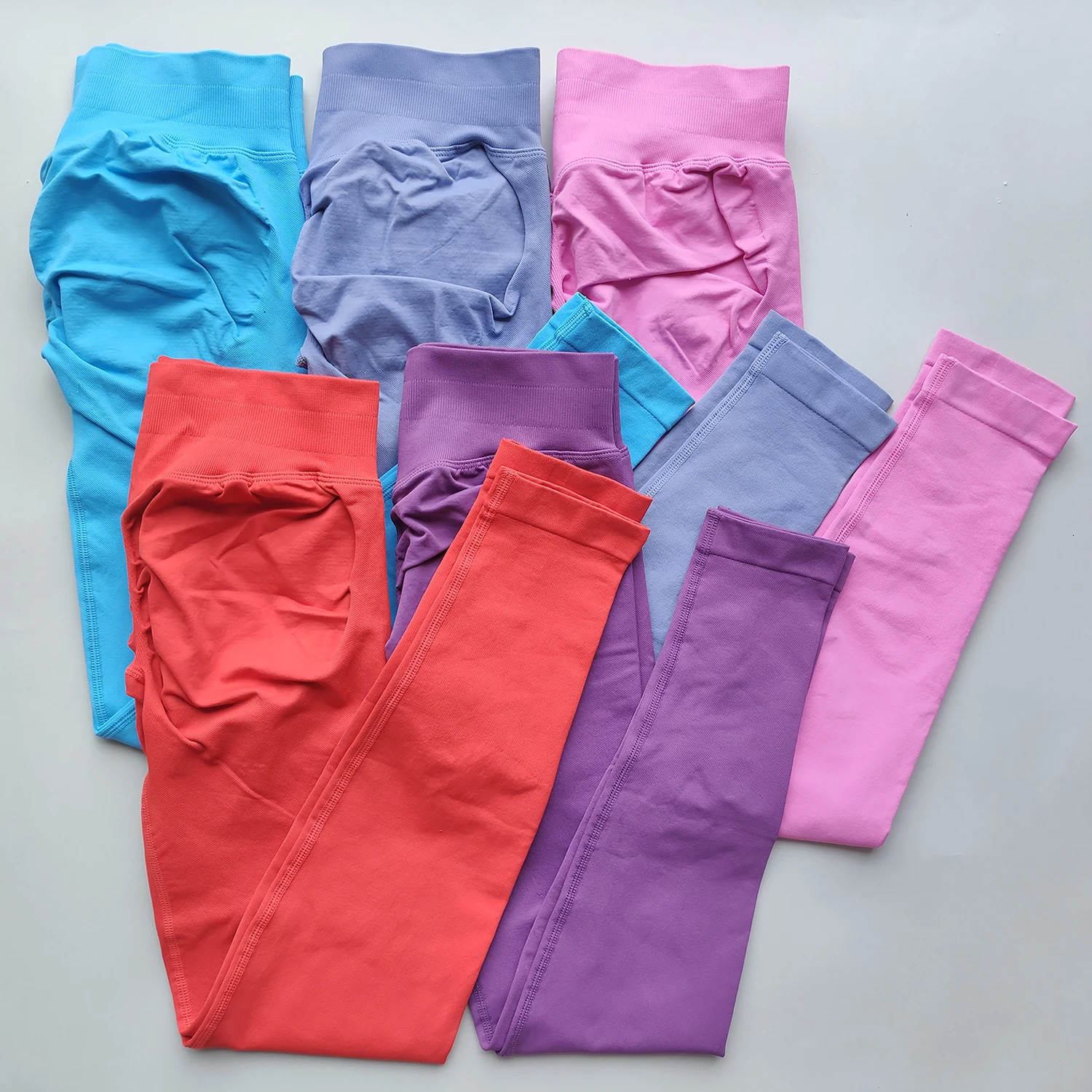 ARFTE Leggings Summer Pants Woman Scrunch Bum Flare Seamless Yoga Push Up Sports Low Ribbed Band Fitness Tights 250725