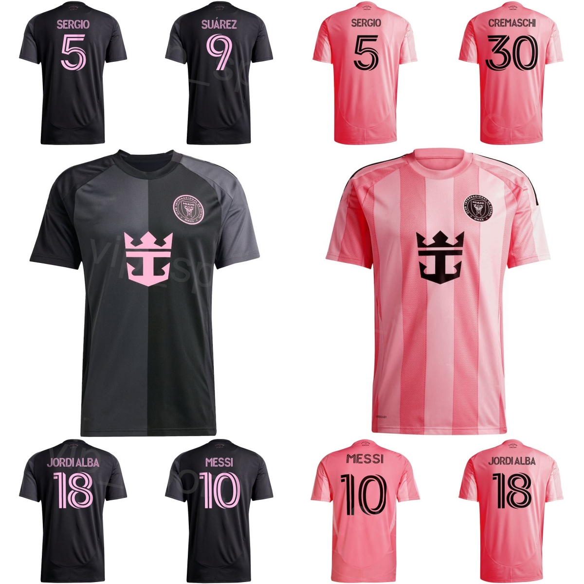 Club Team 25/26 Men 10 MESSI Soccer Jerseys 9 SUAREZ 21 ALLENDE 18 JORDI ALBA 8 SEGOVIA 19 USTARI 7 PICAULT 5 BUSQUETS 30 CREMASCHI 6 AVILES Football Shirt Kits MaiAMi