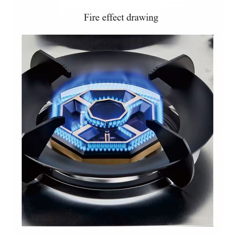 AKASHA gas stove is an energy-saving, high-efficiency, built-in dual-burner gas, natural gas and liquefied gas stove 508BY