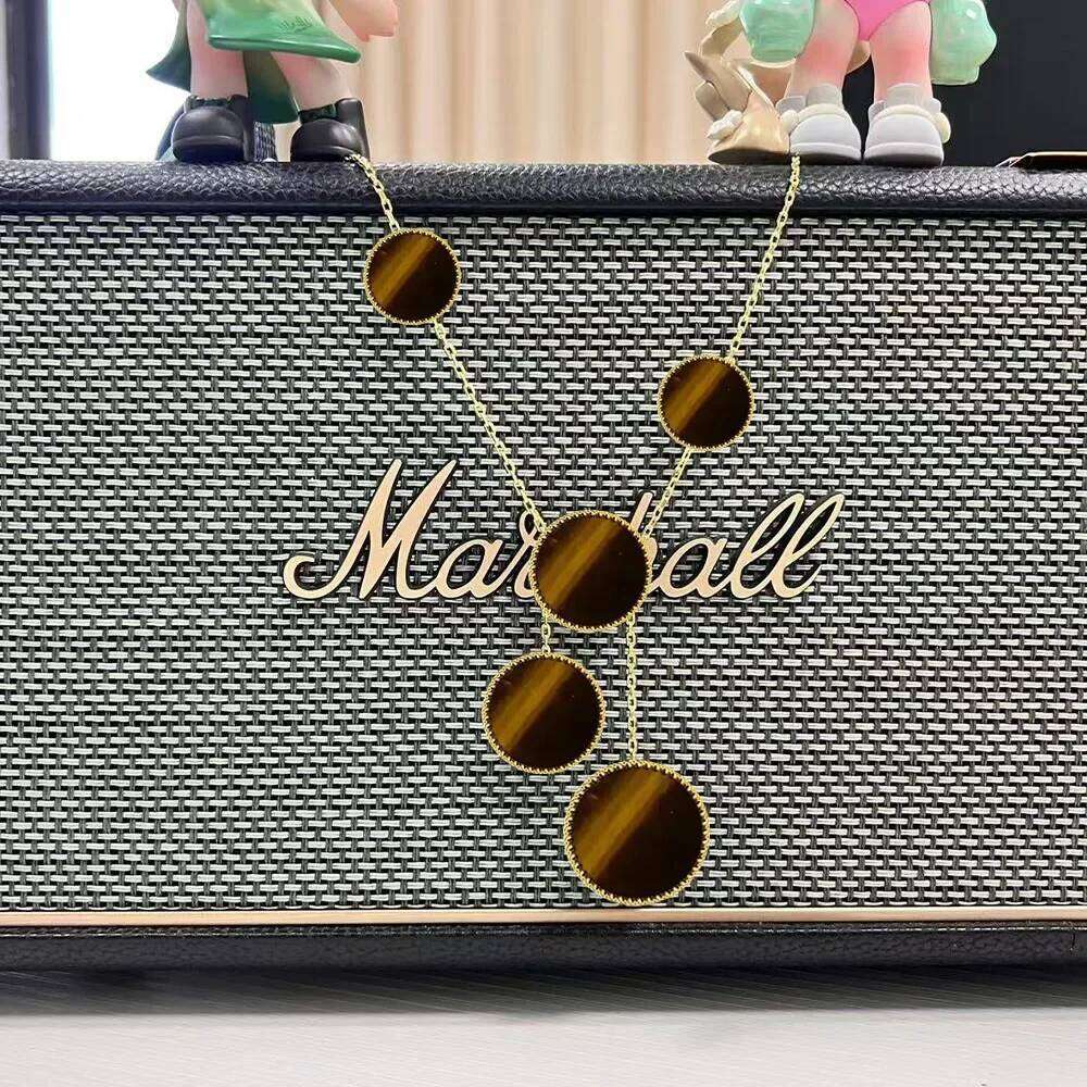 2025 New Sier Four-Leaf Clover Necklace Simple Design Party Fashion Personality Women's High-end Jewelry Gift